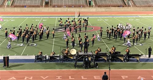 Rockwall HS Marching Band Place in Two Contests in One Day 